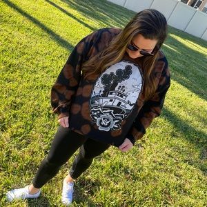 Steamboat Tattoo Lost Bros Custom Dyed Sweater